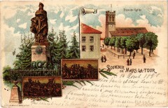 Souvenir de Mars-la-Tour Litho à Mars-la-Tour