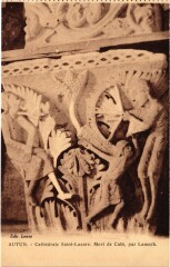Autun Cathedral Mort de Cain à Autun