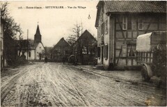 Alsace Retzwiller vue du village à Retzwiller