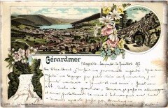 Vosges Gérardmer Vorlaufer Litho à Gérardmer