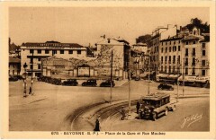Bayonne Place de la gare Rue Maubec à Bayonne