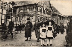 Alsace Dannemarie visite presidentielle Guerre à Dannemarie