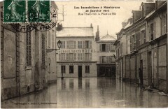 Montereau Rue Thiers Inondations