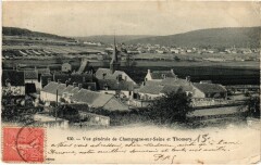 Champagne-sur-Seine vue générale Thomery à Champagne-sur-Seine