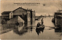 Alfortville Ile Saint-Pierre Rue de rome Inondations à Alfortville