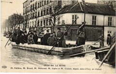 Ivry politiciens Inondations
