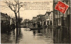 Alfort Rue des Deux Moulins Inondations -
													94 Val de Marne
												