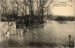 Lavarenne Quai Saint-Hilaire Inondations