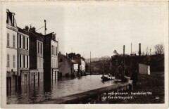 Bas-Meudon - Inondation 1910 - La Rue de Vaugirard à Meudon