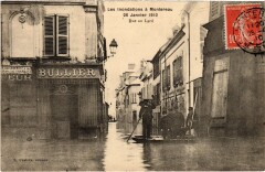 Montereau Rue au Lard Inondations