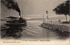 Evian-les-Bains Départ de bateau Ships