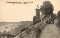 Conflans-Sainte-Honorine Vue prise de la Rue aux Moines à Conflans-Sainte-Honorine