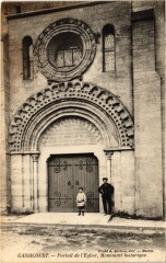 Gassicourt Portail de l'Eglise -
													78 Yvelines
												