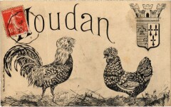 Houdan Crest - Roosters à Houdan