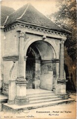 Evecquemont Portail de l'Eglise -
													78 Yvelines
												