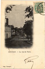 Houdan La Rue de Paris à Houdan