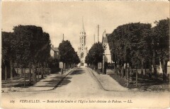 Le Chesnay Versailles - Boulevard du Centre - Eglise à Versailles