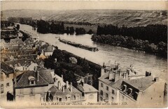 Mantes-la-Jolie Panorama sur la Seine à Mantes-la-Jolie