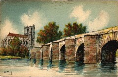 Mantes-la-Jolie Vieux Pont - Cathedrale -
																					78200 Mantes-la-Jolie
																			