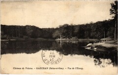 Gazeran Chateau de Voisins - Vue de l'Etang à Gazeran