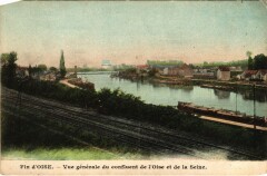 Fin-d'Oise - Vue Generale du Confluent de l'Oise et de la Seine