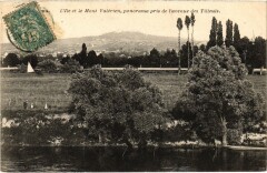 Chatou L'Ile et le Mont Valerien à Chatou