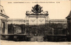 Dampierre Grille d'Entree du Chateau
