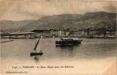 Toulon Le Quai départ pour les Sablettes à Toulon