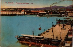 Toulon Panorama des Quais à Toulon