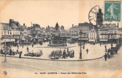 Aint Quentin - Place De L'Hotel De Ville -
													02 Aisne
												