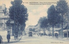 Mezieres - Place De La Republique - Boulevard Des Deux Villes