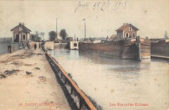 Saint Quentin - Les Nouvelles Ecluses - Peniche à Saint-Quentin