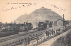 Troyes - Depot Du Chemin De Fer à Troyes