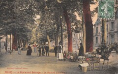 Tours - Le Boulevard Beranger - Marche Aux Fleurs à Tours