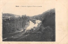 Boen - Bords Du Lignon Et Train En Marche