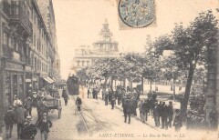 Saint Etienne - La Rue De Paris - Train