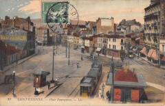 Saint Etienne - Place Fourneyron - Train