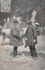 Sur Le Champ De Foire - La Conclusion Du Marche -
													48 Lozère
												