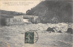 La Digue De Pinay - Vue Prise Le 10 Oct 1907 Ou La Crue De La Loire Etait à Pinay