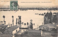 Inondation De La Loire Du 17 Octobre 1907 - Vue Prise De Cleppe