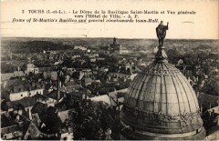 Tours Dome de la Basilique Saint-Martin à Tours