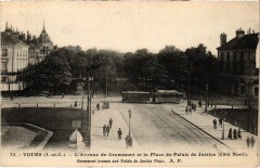 Tours Avenue de Grammont Place du Palais de Justice à Tours