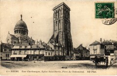 Tours Tour Charlemagne Eglise Saint-Martin à Tours