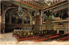 Tours Hotel de Ville Salle des Mariages à Tours