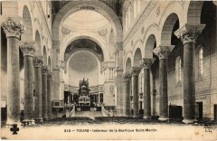 Tours Basilique Saint-Martin interieur à Tours