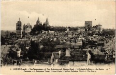 Loches vue panoramique à Loches