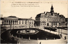 Tours Palais de Justice Hotel de Ville et la Place à Tours