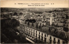 Tours vue generale à Tours