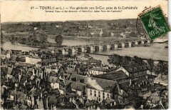 Tours vue generale à Tours