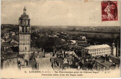 Loches vue panoramique -
																					37600 Loches
																			